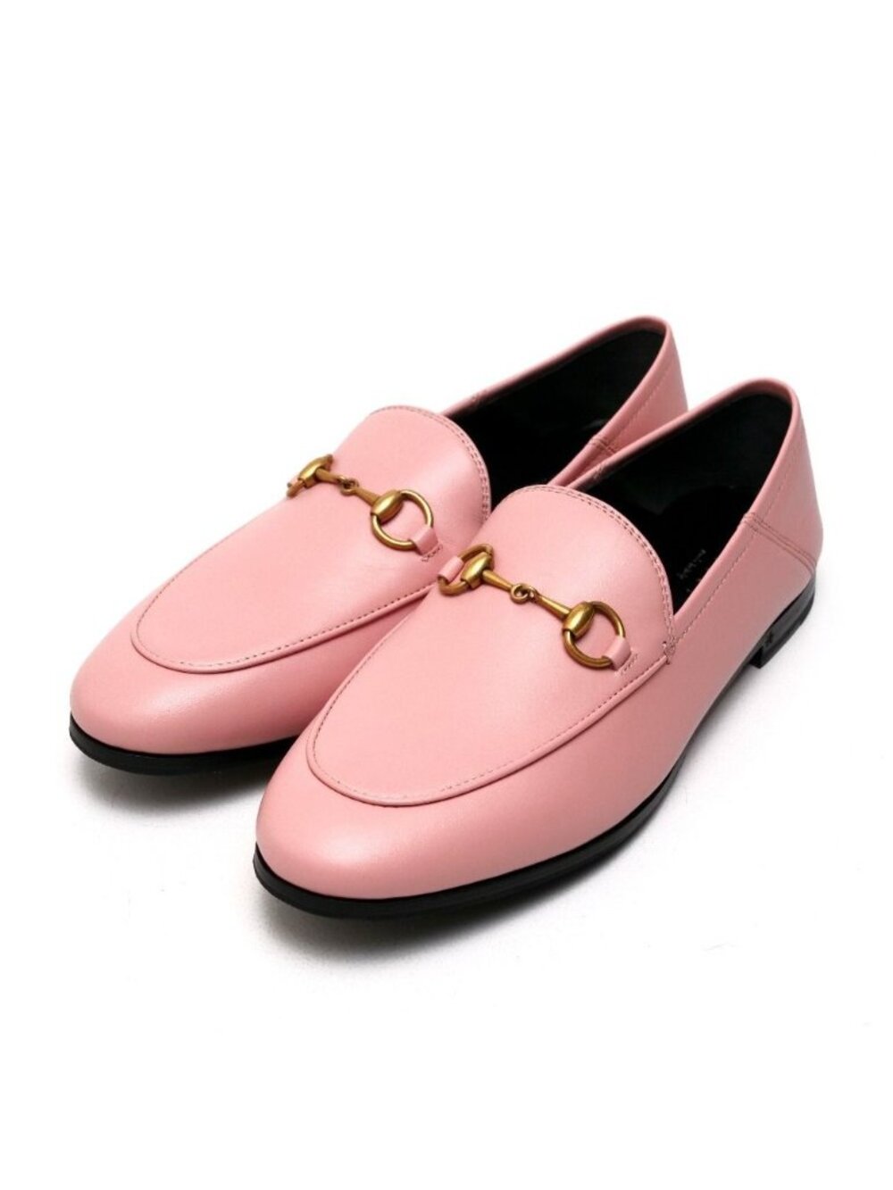 Gucci Brixton Loafers Leather Horsebit 37.5